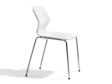 BOO - Stackable plastic chair by Blå Station - view 2